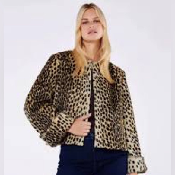 Charlotte Simone - Shirley Coat - Leopard Print - XL - NWT - Picture 2 of 15
